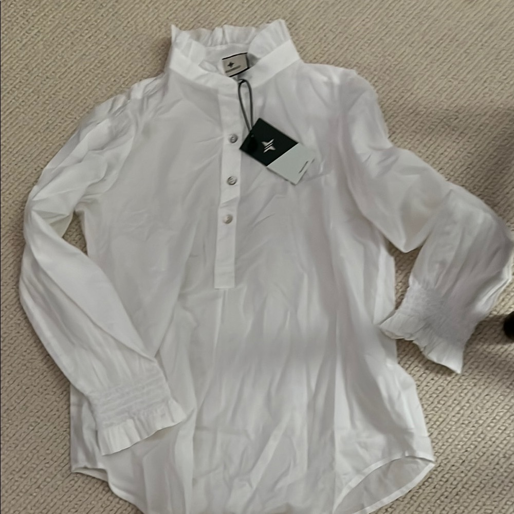 Tuckernuck White Casual Button Down Shirt Long Sleeve
